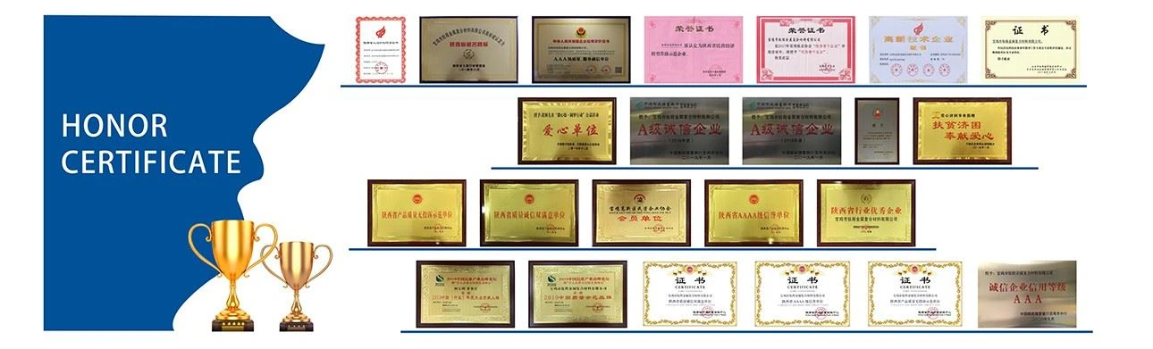 Honor Certificate